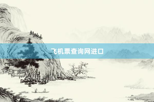 飞机票查询网进口